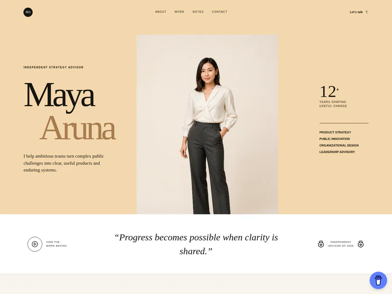 Editorial Advisor theme — actual desktop screenshot